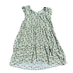LILY MAES Green Floral Dress Size Medium